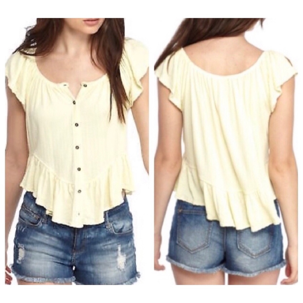 We The Free Yellow Top